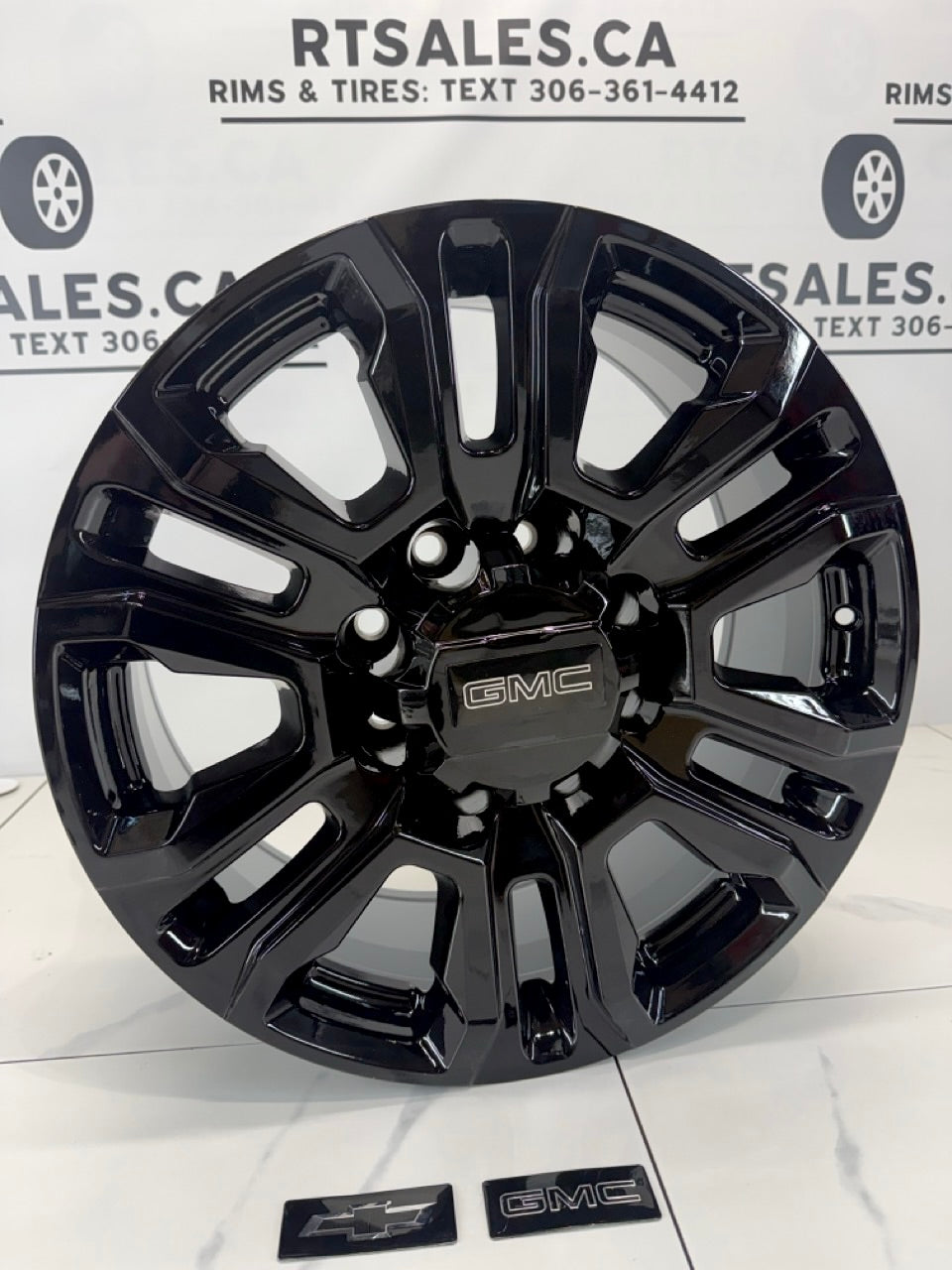 8×180 Black Denali Replica Rims – 18" & 20"