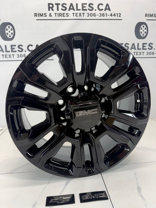 8×180 Black Denali Replica Rims – 18" & 20"