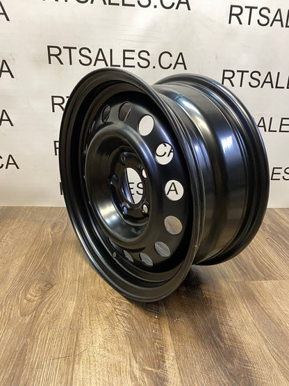 15x6.5 Black Steel Rims 5x114.3