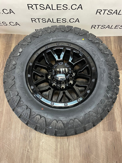 265/70/17 All Weather Tires on rims 8x165 GMC Chevy Ram 2500 3500 - R&T Sales 