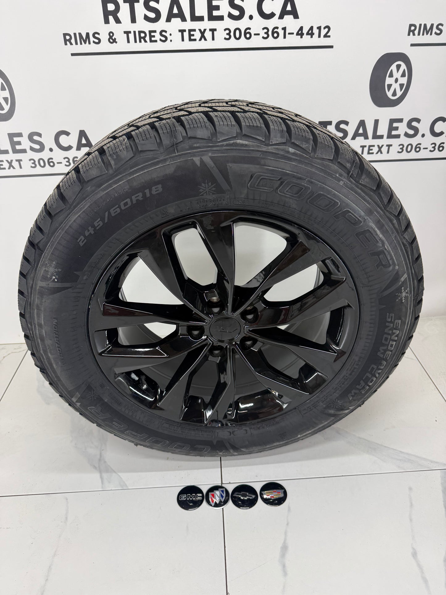 Cooper Endeavor Snow Claw Winter Tires on 17", 18", 19" RT Rims 5x115