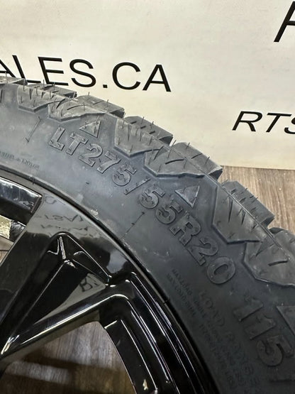 275/55/20 All season tires on rims Chevy GMC 1500