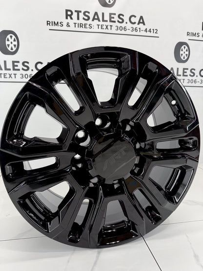8×180 Black Denali Replica Rims – 18" & 20"
