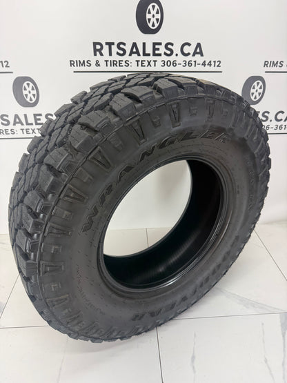 LT285/75R18 10 Ply Goodyear Wrangler Duratrac All Weather Tires (New Takeoffs)