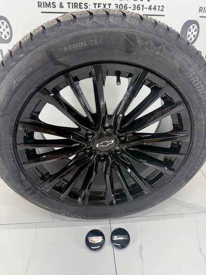 Bridgestone Blizzak Icepeak Winter Tires on 20" or 22" Escalade Replica Rims 6x139