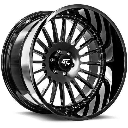 20x9 GT Strike Gloss Black