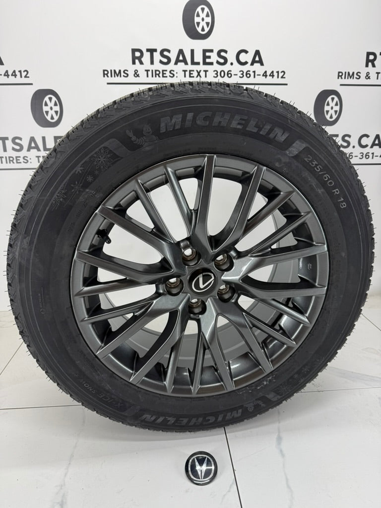 Michelin X-Ice Snow+ Winter Tires on 18" or 20" R224 Rims 5x114.3 Toyota / Lexus