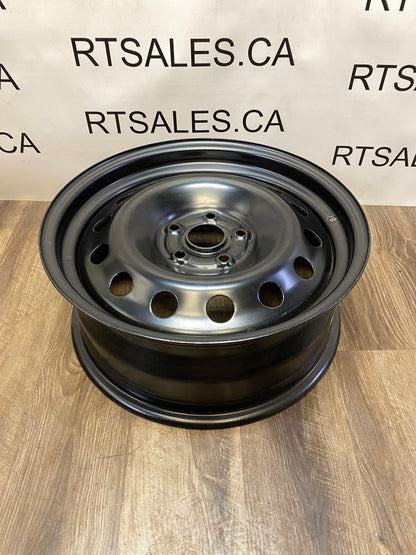 17x7 Black Steel Rims 5x112