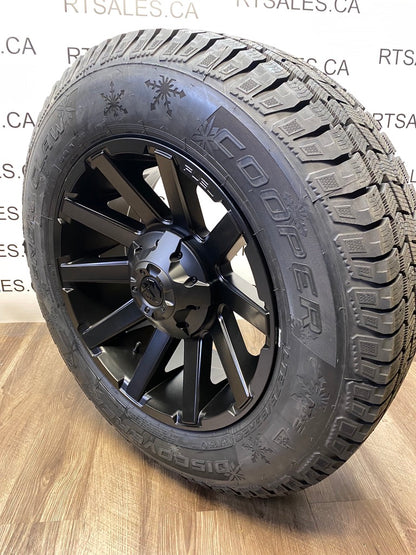 275/65/20 Cooper WINTER TIRES Fuel Contra rims Ford F-250 F-350 Super Duty 8x170