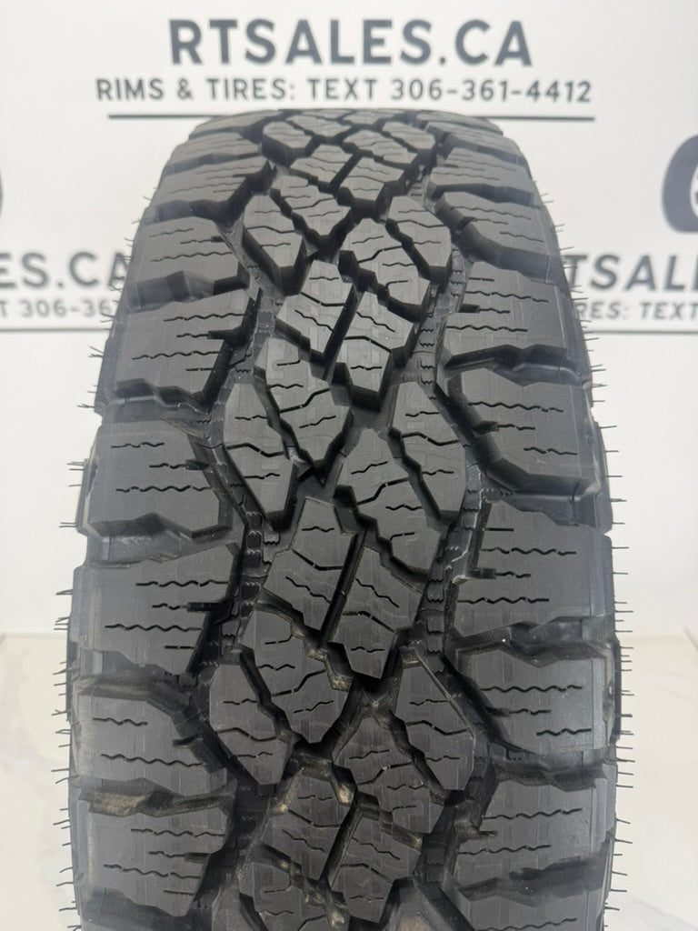 255/75R17 Goodyear Wrangler Duratrac RT All Weather Tires (New Takeoffs — Sold as Set of 5 Only)