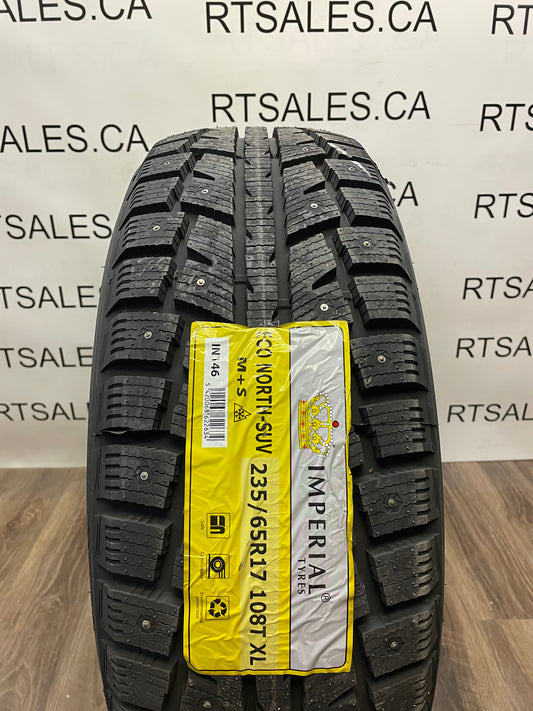 235/65/17 Imperial Eco North Winter Studded Winter Tires