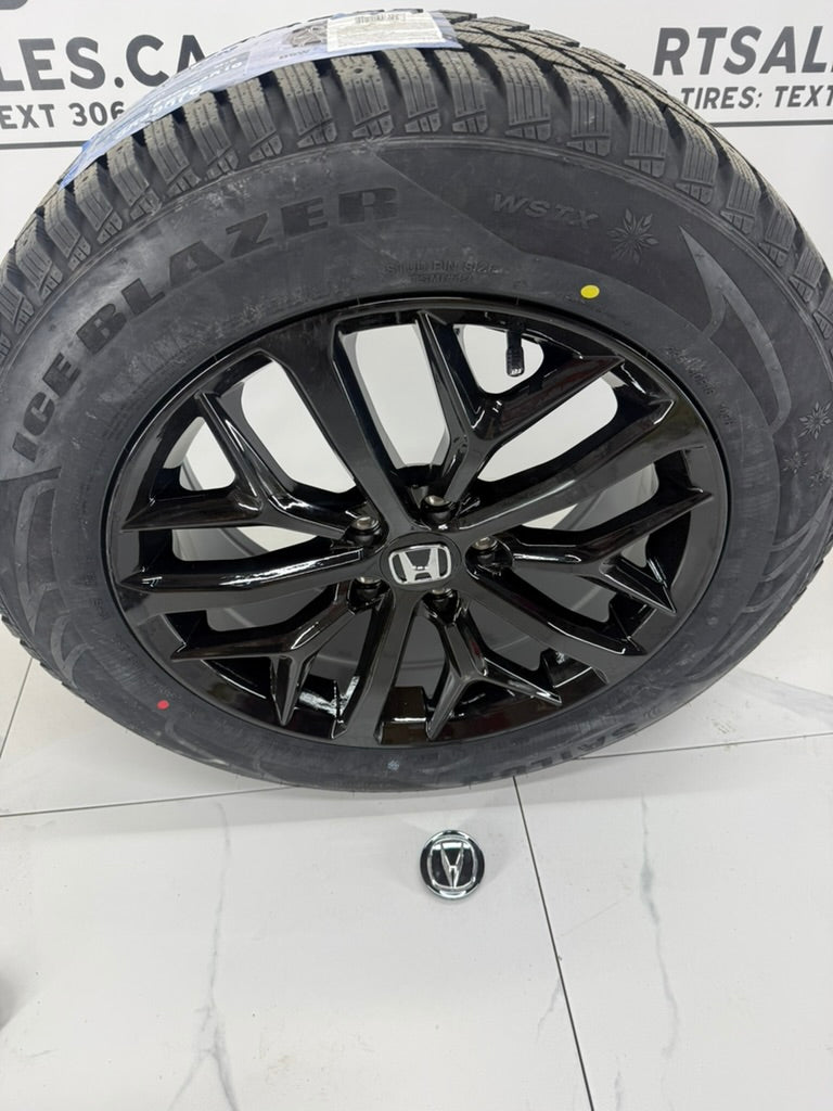 Sailun Ice Blazer WSTX Winter Tires on 18" Replica Rims 5x114.3 Honda, Acura