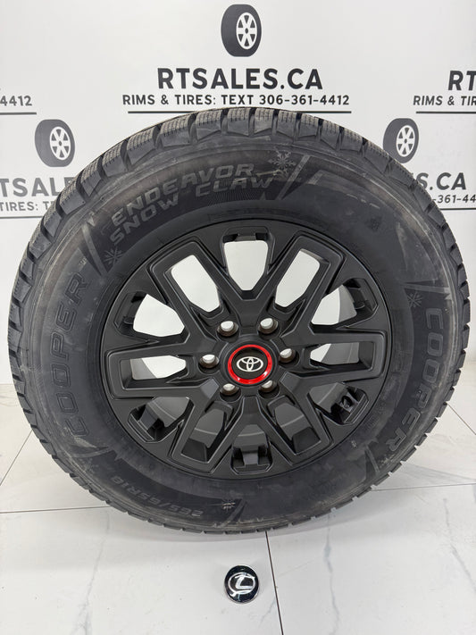 Cooper Endeavor Snow Claw Winter Tires on 18" TRD Rims 6x139.7 - R&T Sales