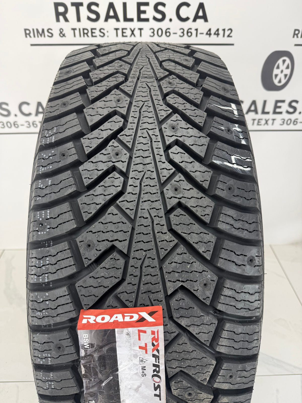 35x12.5R18 Winter Tires on 18" Fast Grit Rims 8x170 - R&T Sales
