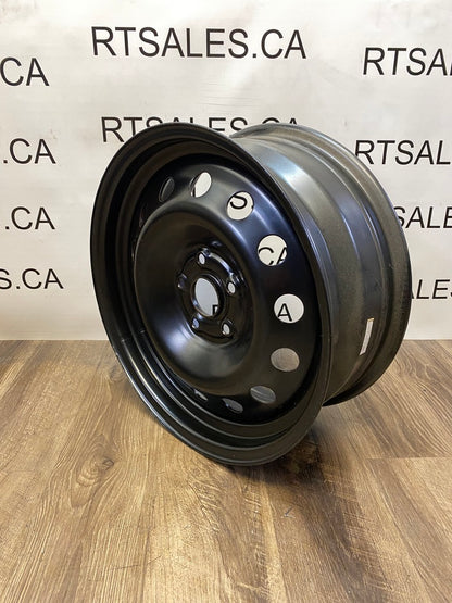 17x7 Black Steel Rims 5x112