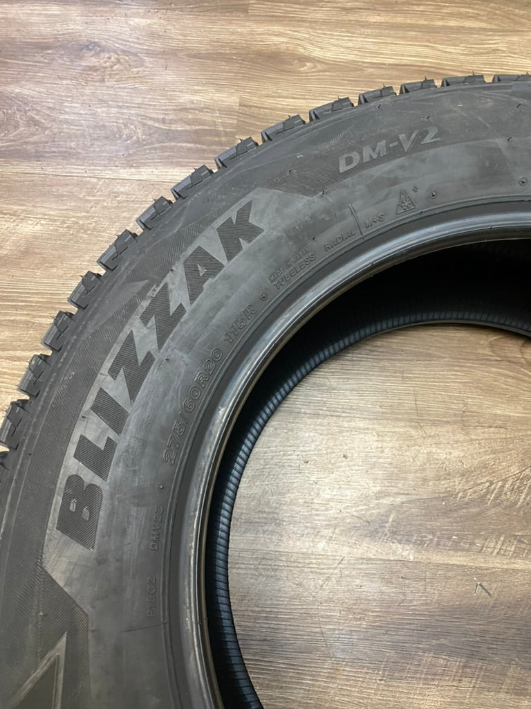 275/60/20 Bridgestone BLIZZAK DM-V2 Winter Tires - R&T Sales 