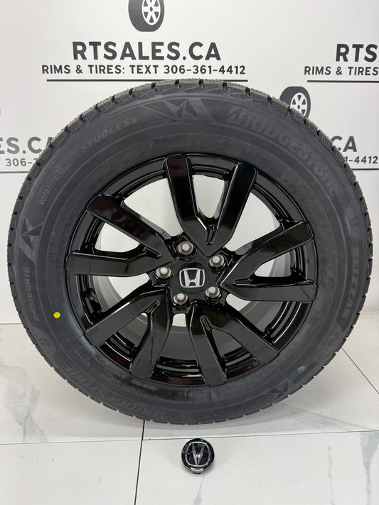 Bridgestone Blizzak Icepeak Winter Tires 18" Rims 5x120 Honda / Acura