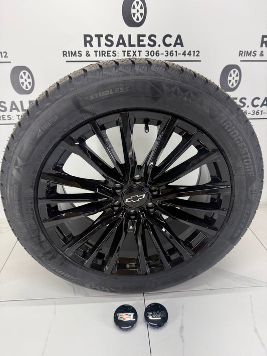 Bridgestone Blizzak Icepeak Winter Tires on 20" or 22" Escalade Replica Rims 6x139