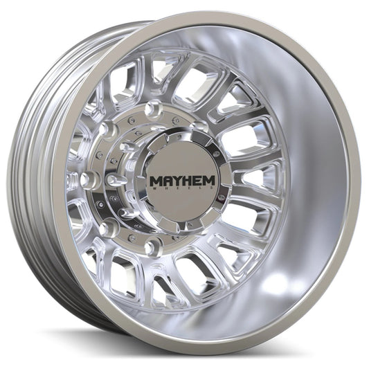 17x6.5 Mayhem Cogent Polished Dually Rims