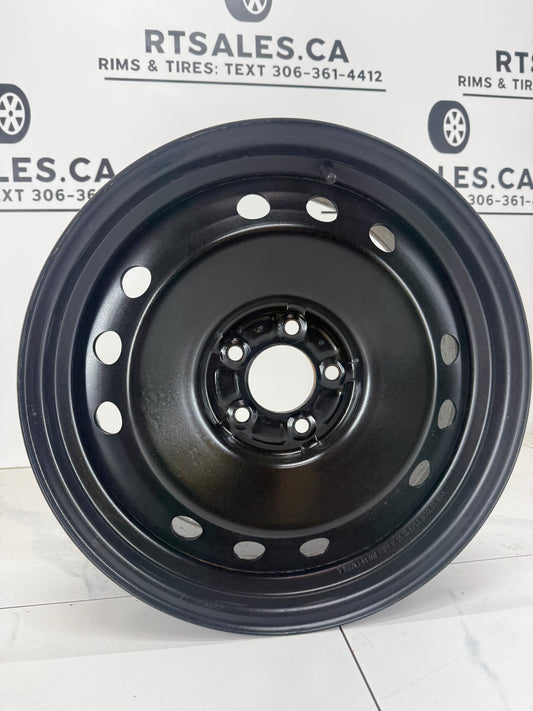 18x7.5 Black Steel Rims 5x114.3 (Used)