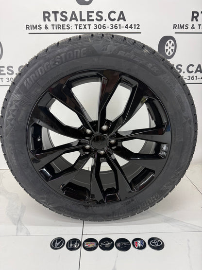 Bridgestone Icepeak Winter Tires on 19" or 20" Black RT Rims 5x120