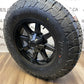 275/70/18 AMP PRO ALL WEATHER Tires Fuel Rims GMC Chevy 2500 3500 8x180