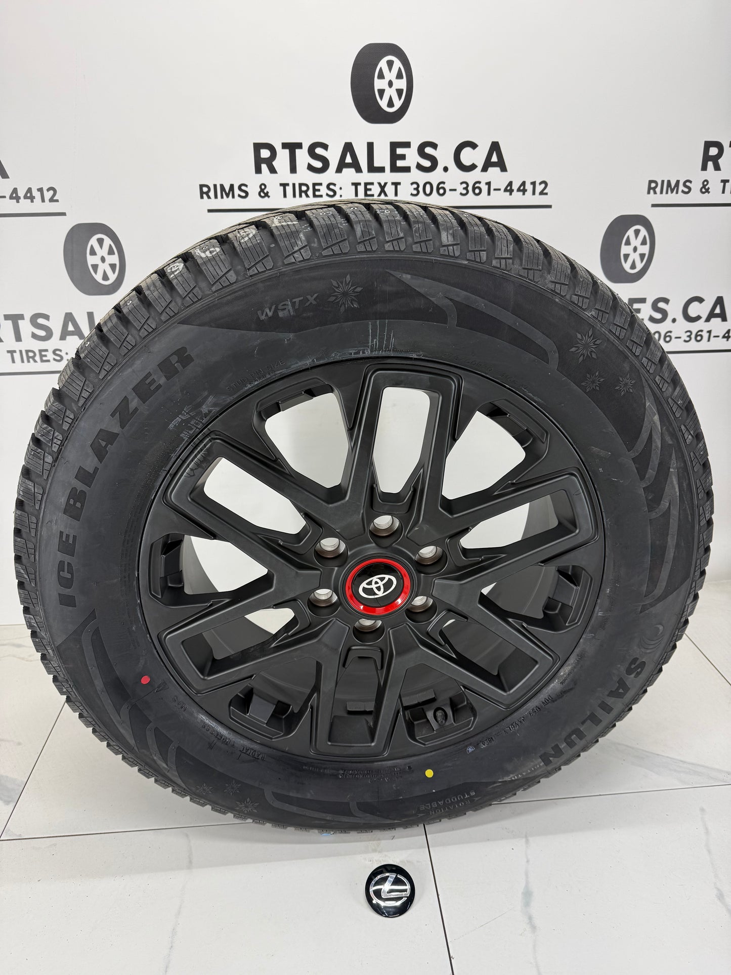 Sailun Ice Blazer Factory Studded Winter Tires on 17", 18" or 20" TRD Rims 6x139.7
