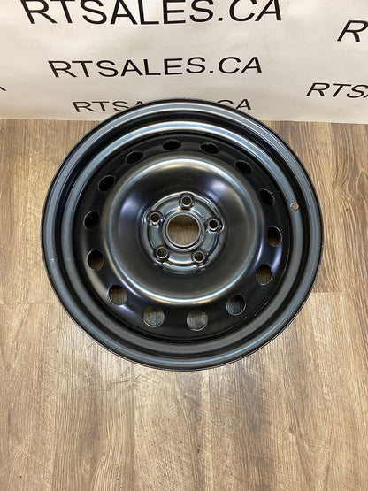 17x7 Black Steel Rims 5x112