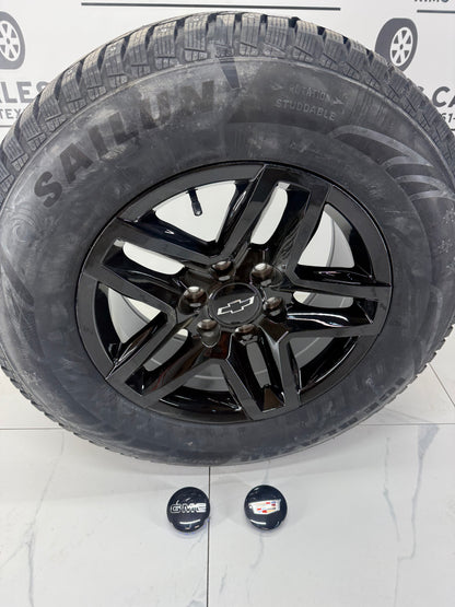 Sailun Ice Blazer Factory Studded Winter Tires on 17" or 18" Trail Boss Replica Rims 6x139