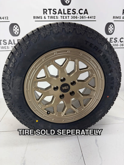 5x114.3 Fast HD Bandit Satin Bronze Rims - 17", 18", 19"