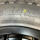 275/70/18 AMP PRO ALL WEATHER Tires Fuel Rims GMC Chevy 2500 3500 8x180