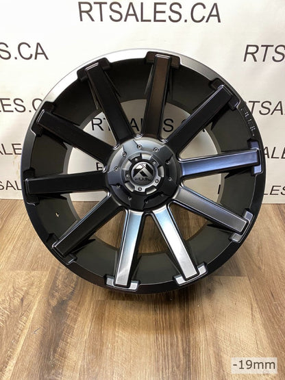 20x9 Fuel Contra Rims 5x139.7 5x150 +1mm