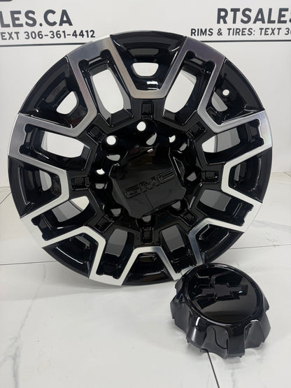 18x9 Replica AT4X rim 8x180, gloss black machined