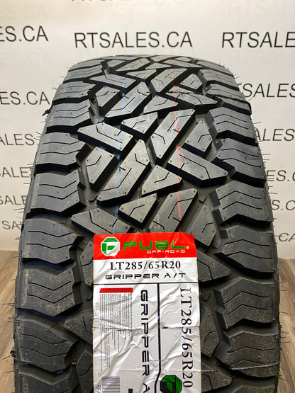 285/65/20 Fuel AT tires & rims 8x170 Ford F-350 SuperDuty