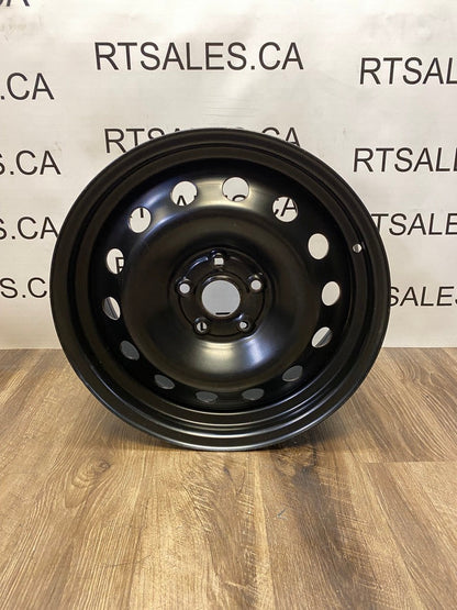 17x7 Black Steel Rims 5x127