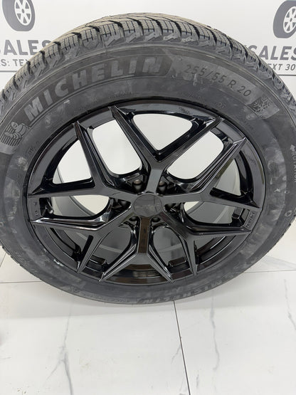 Michelin X-Ice Snow Winter Tires on 20" Ruffino Demon Rims 6x120