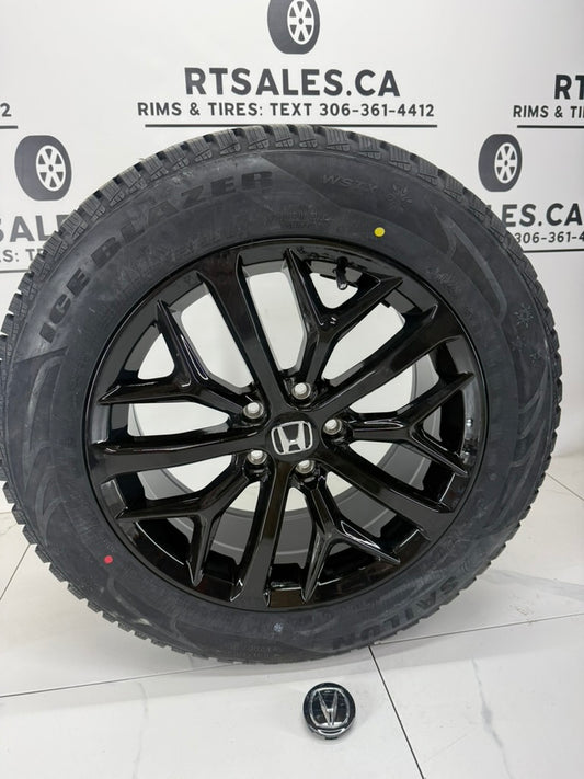 Sailun Ice Blazer WSTX Winter Tires on 18" Replica Rims 5x114.3 Honda, Acura