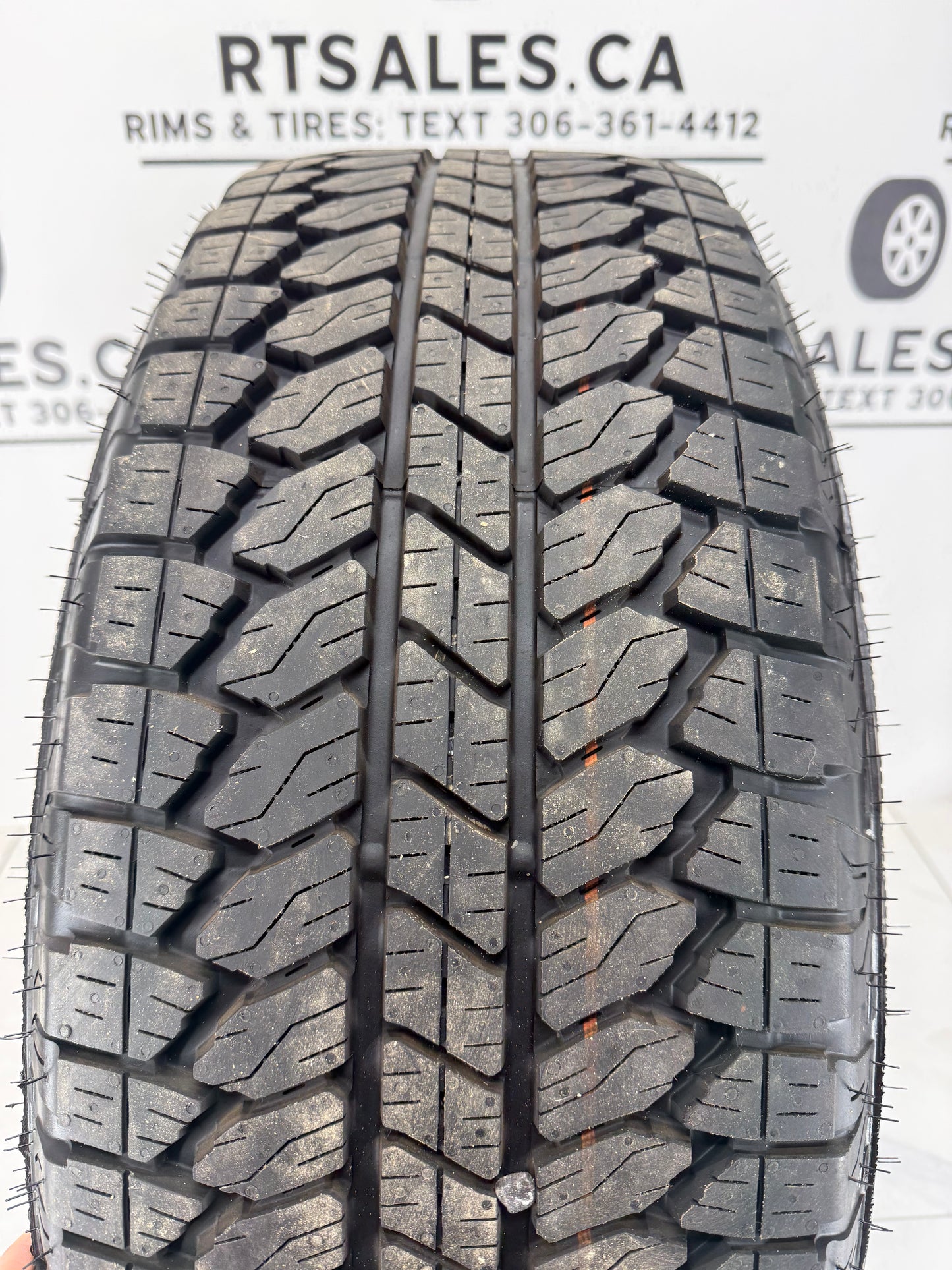 275/60/20 Bridgestone AT Tires on 20" GMC AT4 Rims 6x139.7 (Takeoffs)