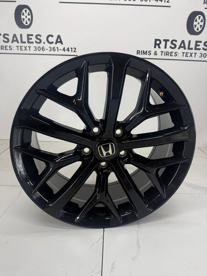 18x8 Replica R257 Rims 5x114.3 – Black (lightly Used)