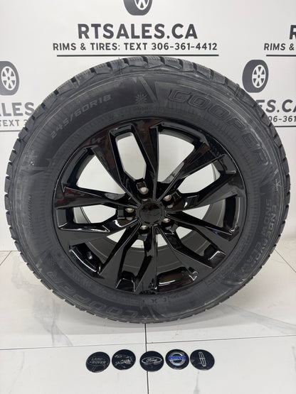 Cooper Endeavor Snow Claw Winter Tires on 17", 18", 19" or 20" Black RT Rims 5x108