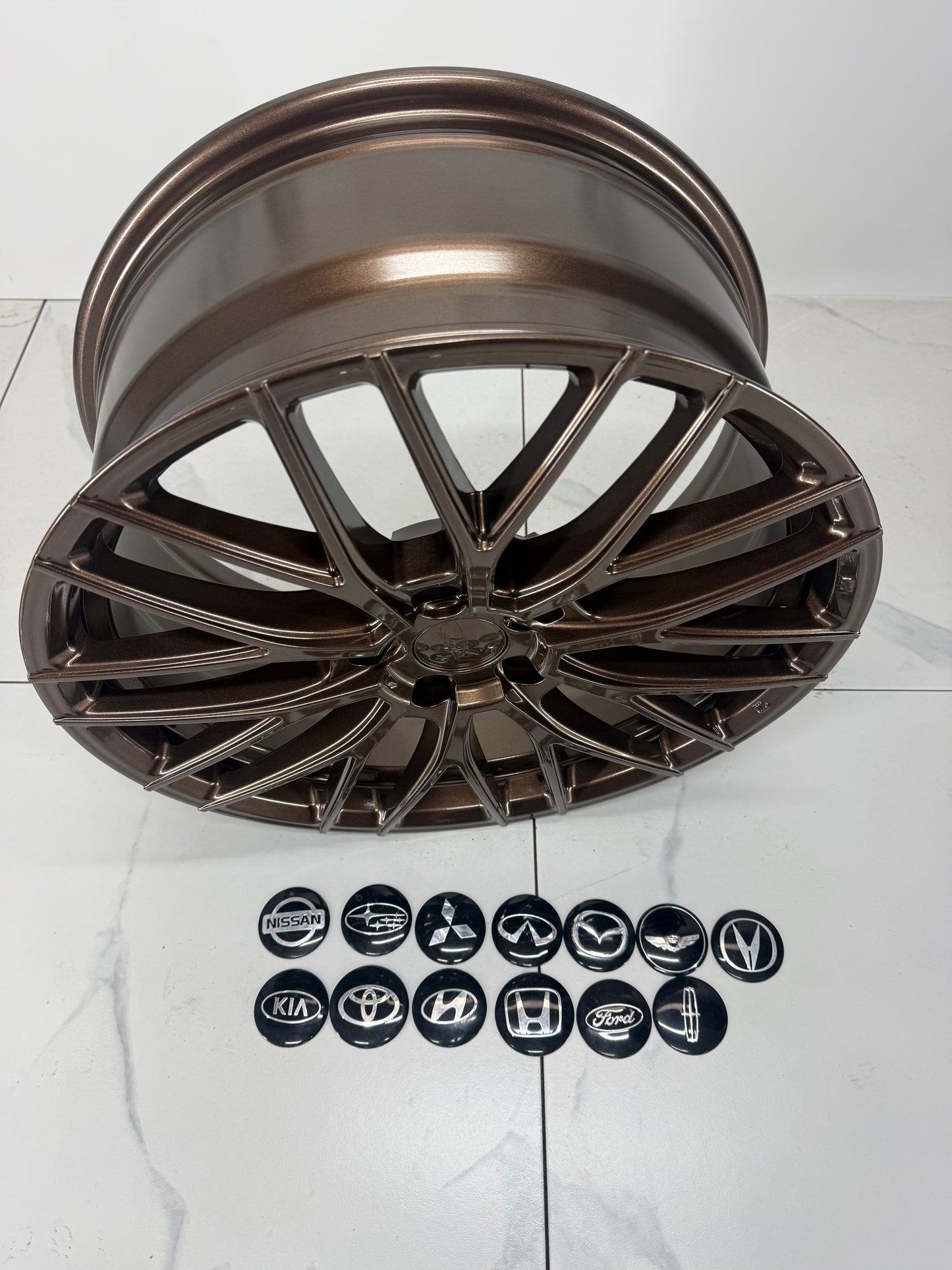 5x114.3 Dai Rims Gloss Bronze 17", 18"