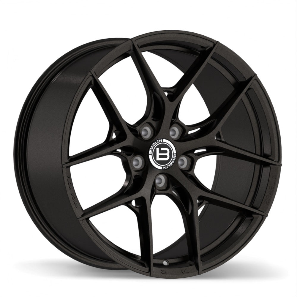 Anthrcite Rims Braelin BR14 Satin Black Anthracite Rims 22