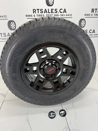 265/70/17 Cooper Snow Claw Winter Tires on 17" Rims 6x139