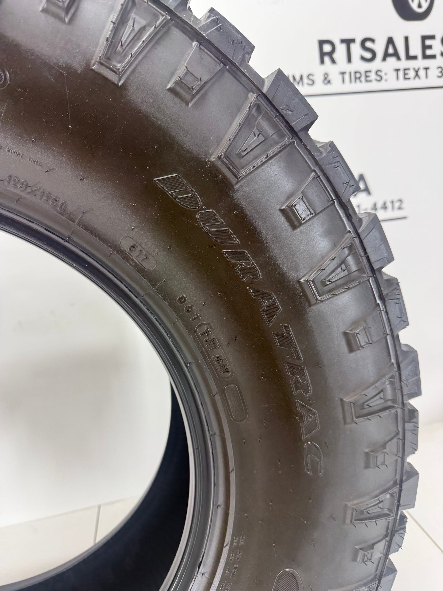 LT285/75R18 10 Ply Goodyear Wrangler Duratrac All Weather Tires (New Takeoffs)