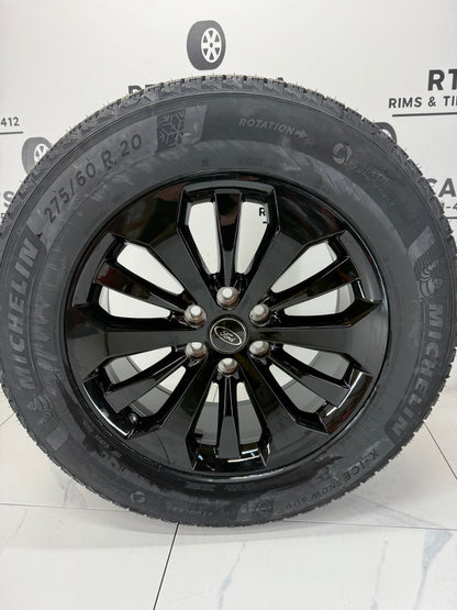 Michelin X-Ice Snow Winter Tires on 20" Replica 372 Rims 6x135 F150
