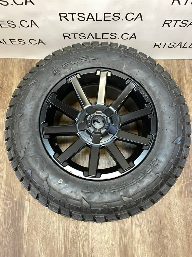 285/65/18 Fuel tires & Rims 5x139 5x150 Dodge ram Tundra