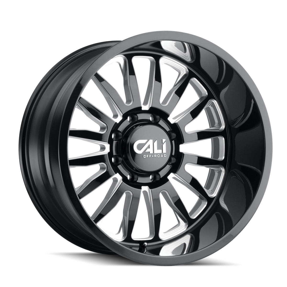 Cali Summit 9110 Black, Milled super single front wheel