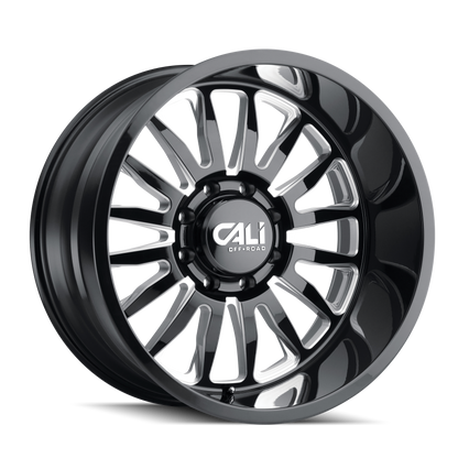 Cali Summit 9110 Black, Milled super single front wheel
