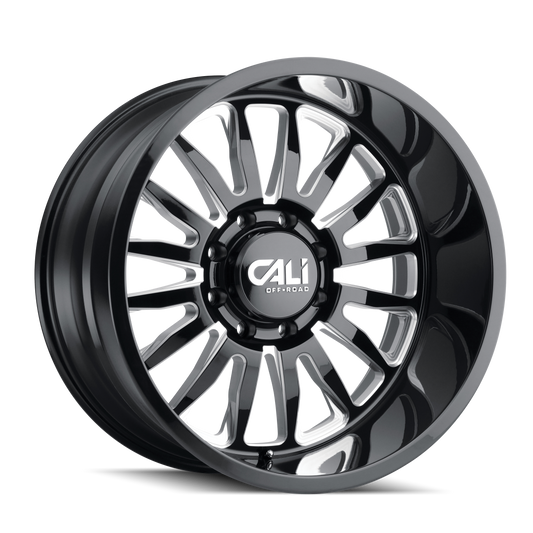Cali Summit 9110 Black, Milled super single front wheel