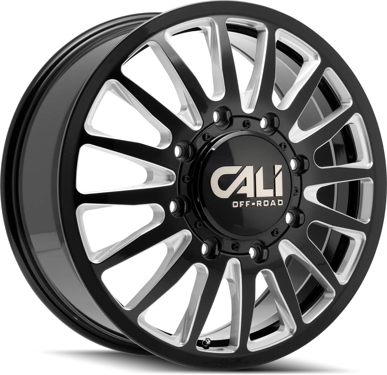 Cali Summit Black, Milled Dually Rims 20", 22"